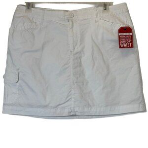Women White Skort Size 16
